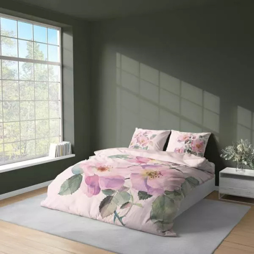 5426 3D mikroszálas ágynemű pasztell vadrózsákból - Detexpol