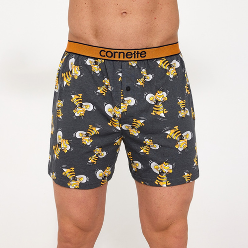 001/187 011/187 Hornet Férfi Cornette Classic Boxer Shorts - 100% pamut, laza szabás, gombos nyitás, mindennapi kényelem