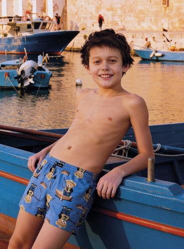 Cornette fiú boxeralsó 714/07 715/07 100% pamut gombos nyílással