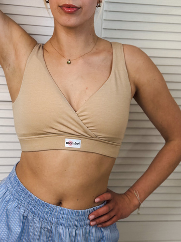 Milk&Love Mombri Klasyk vízálló szoptatós melltartó beige