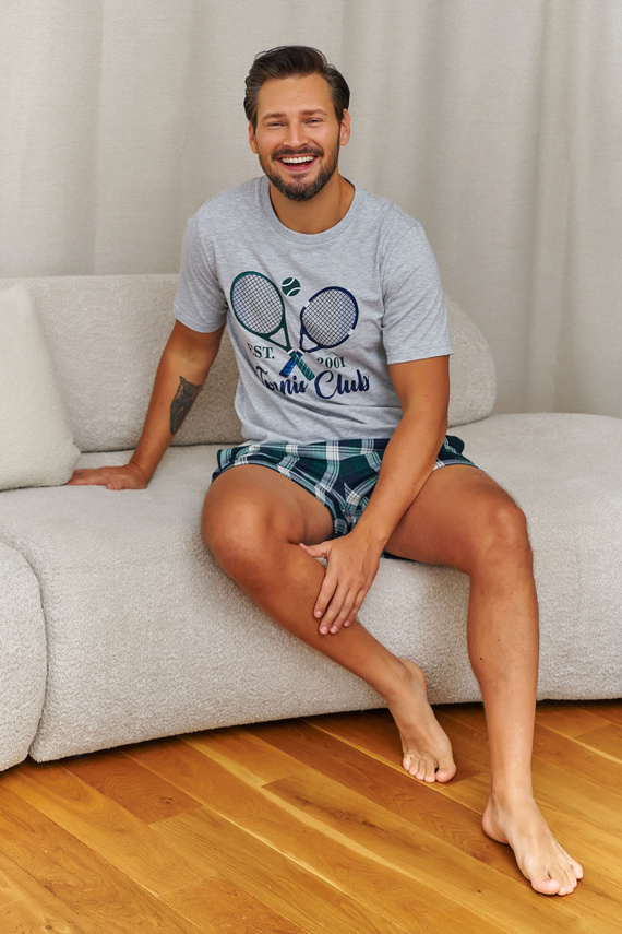 Doctor Nap 7401 Tennis férfi pizsama 95% pamut