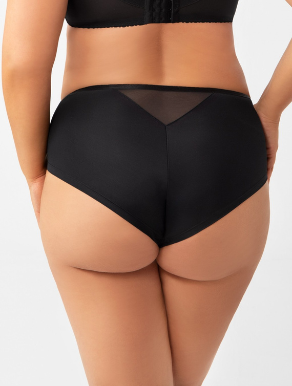 K 931 Adore Gorsenia fekete bugyi - elegáns, csipkés, kényelmes mindennapi viselethez