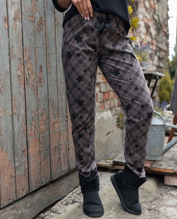 Sensis Reach For The Stars Női pizsama - fekete-barna