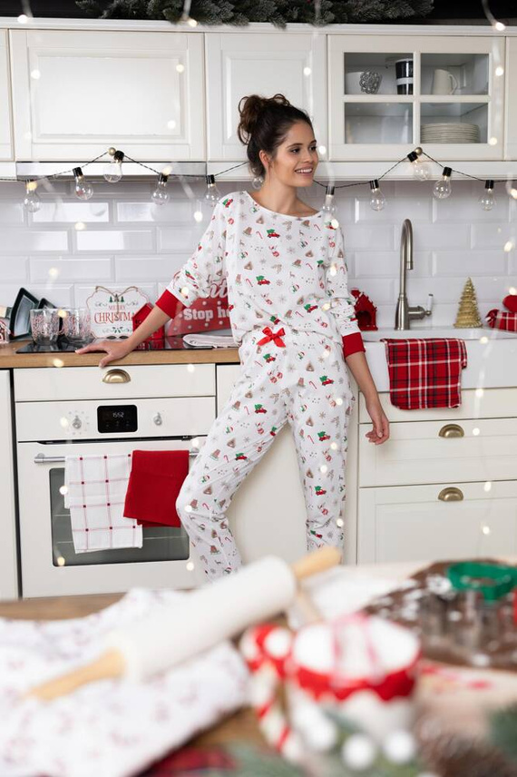 Samantha Sensis női pizsama -ecru színű