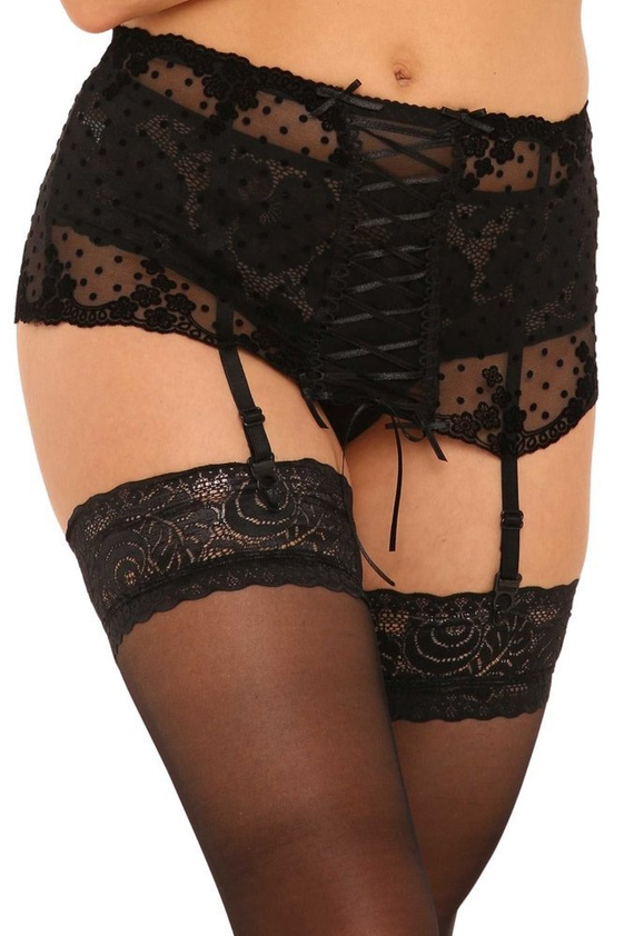 487 Bonita Forex harisnyatartó öv - Fekete