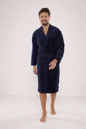 391 Hugo férfi fürdőköpeny De lafense - tengerészkék