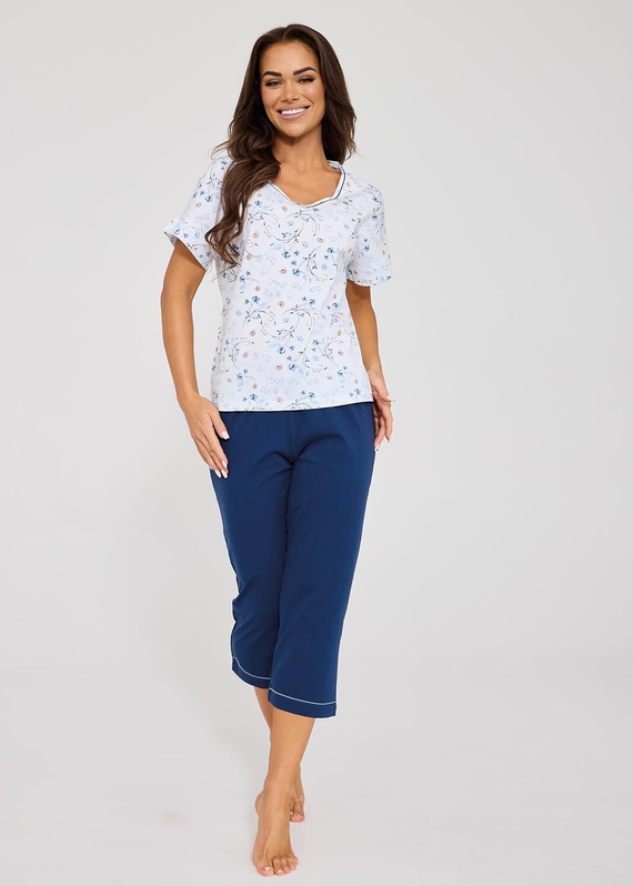 Női pizsama Cornette Dolce Vita 880/331, 100% pamut, rövid ujjú, rövid ujjú
