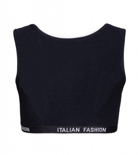 Nikola Lány melltartó, széles pántos olasz divat - fekete