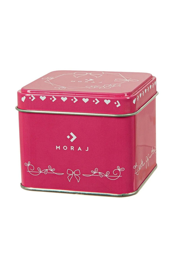 CSLW700-001 Moraj zokni - Női zokni konzervdobozban, finom kártyamintával, ideális ajándékozásra