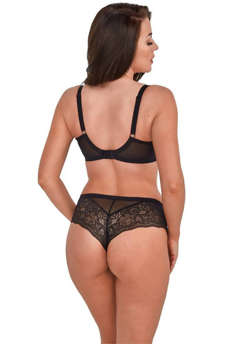 1208 Delia Soft melltartó Gaia - fekete bézs