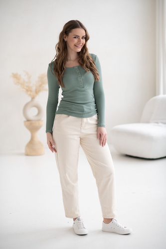 Tummy Milk&Love kismama és szoptatós felső viszkóz sage