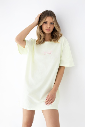 Savanna Sensis lime női hálóing pamut könnyű kényelmes