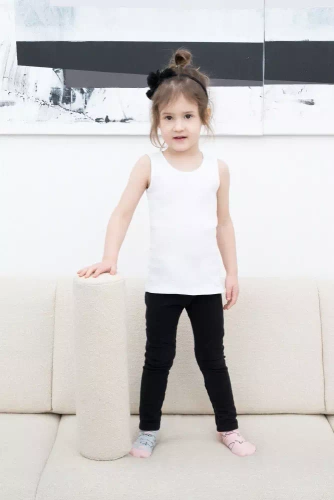 Tosia póló lányoknak, széles vállú olasz divat - fehér