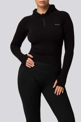 Spaio PRO push-up leggings magas derék alakformáló nem átlátszó black