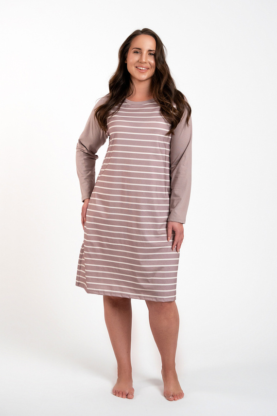 Oda hálóing Olasz divat - cappuccino print