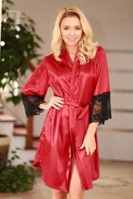 Marbella női köntös Kalimo - bordó színű