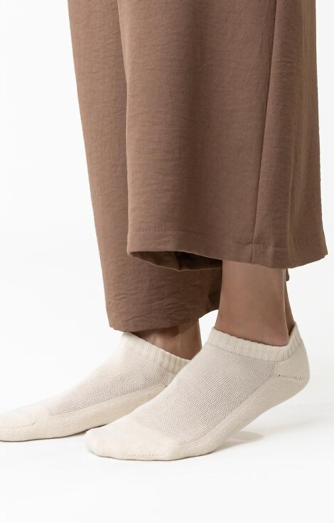 Art.198 Steven natúr zokni - fél frottír 100% pamut, uniszex