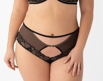 K 759 Saanvi Női bugyi Gorsenia - fekete