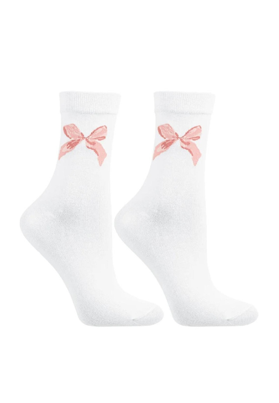 CSLW700-001 Moraj zokni - Női zokni konzervdobozban, finom kártyamintával, ideális ajándékozásra