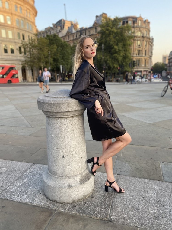 797 Classic Forex női köntös - fekete