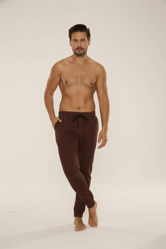 813 Indigo Férfi edzőruha a De Lafense-től - csokoládé