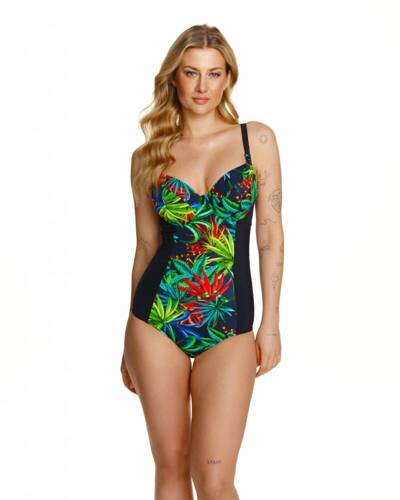 Papagáj egyrészes fürdőruha Lupoline