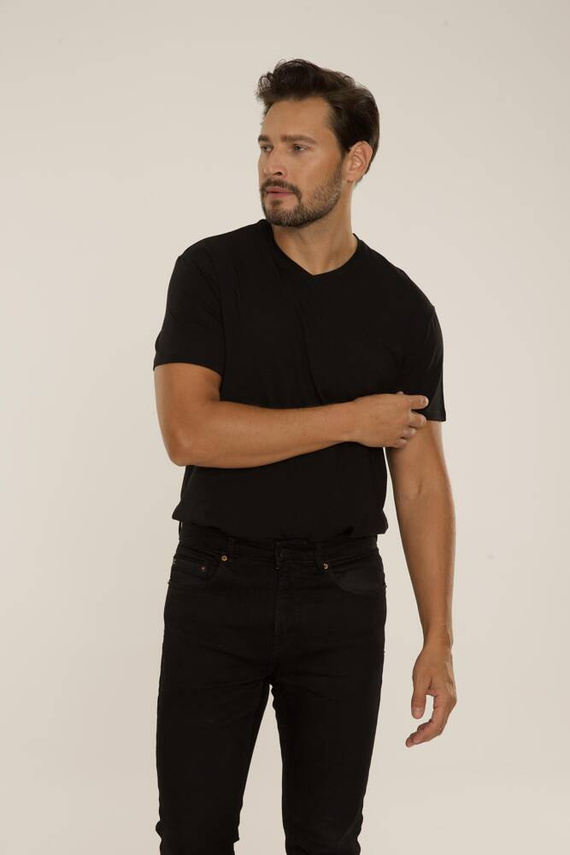 828 Chandler póló De Lafense - fekete