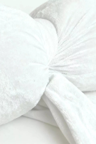 Karácsonyi Cocard párna 40x23 Spod Igły i Nitki - fehér bársony párna, Öko-Tex tanúsítvánnyal