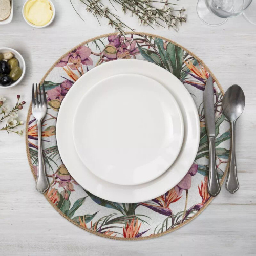 Eurofirany asztali alátét elegáns tányéralátét glamour stílus Hope green