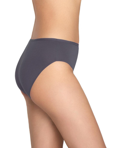 Női bugyi L-120BI-96 Lama szürke grafit-pamut, 3 csomag, kényelmes és klasszikus