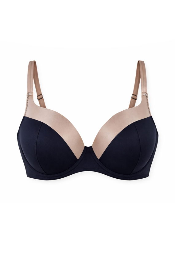 Mediolano Dorato 20001 Full Cup bikini felső sötétkék elegáns