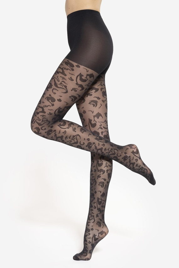 Harisnyanadrág Gatta Trendy Floral wz.05 - 40 den, elegáns virágos minta, stílus és kényelem