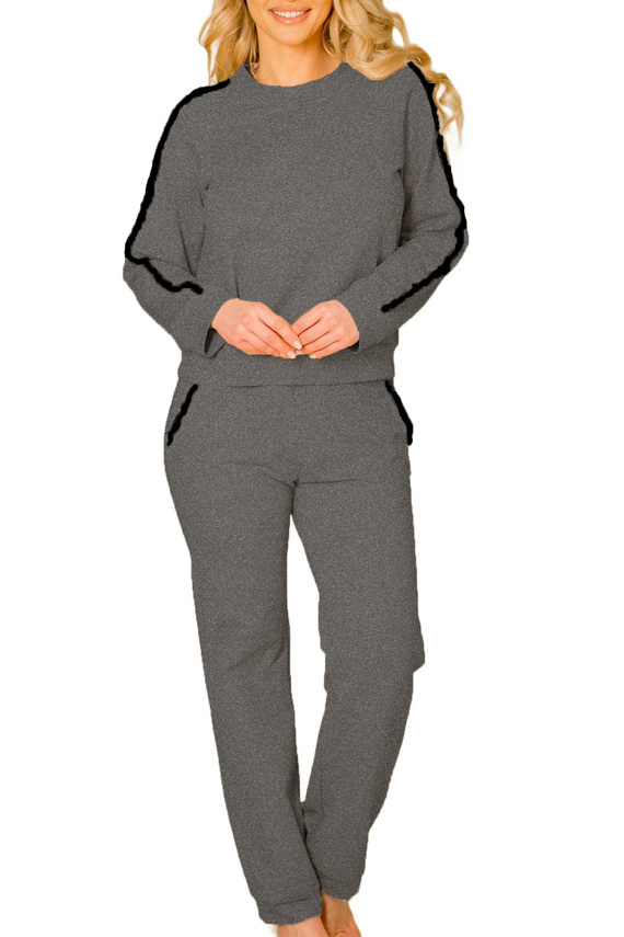 Antao női tréningruha szett Mirale, pamut elasztánnal, lengyel gyártmány - szürke