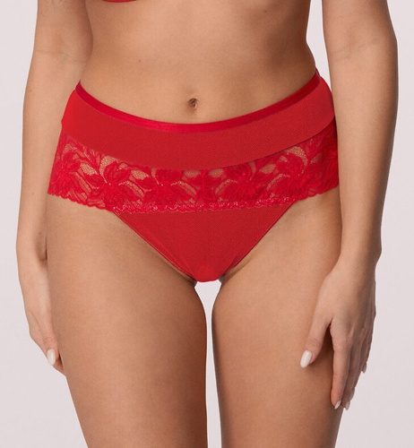 Füge Laura Mefemi by Nipplex piros - csipkés, teljes, beépített, elegáns