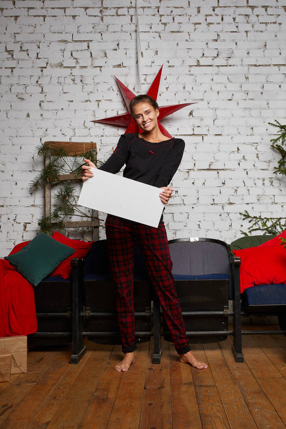 Ordesa Női pizsama hosszú ujjú, hosszú nadrág olasz divat - fekete/print