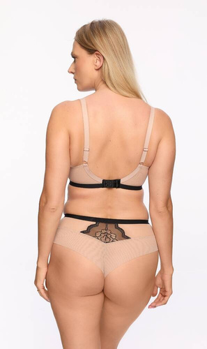 GFP 1287 Carina Gaia női alsónadrág - fekete és bézs színben