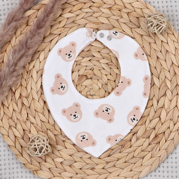 ABK-0048 Édes mackók baba szett Nini bio pamutból