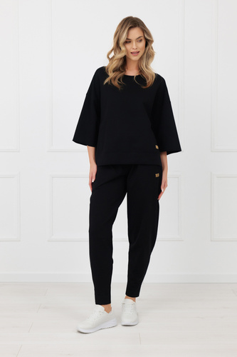 Kaori Italian Fashion női felső 3/4 ujj pamut