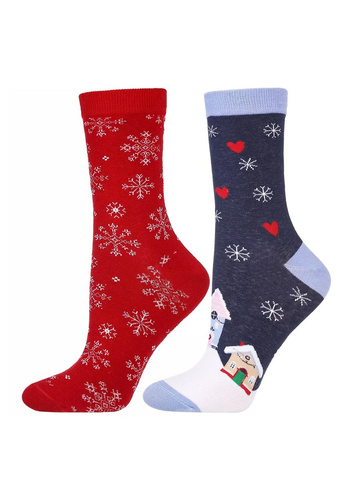 Moraj női zokni CSL450-045 - ünnepi, meleg, belülről frottír zokni