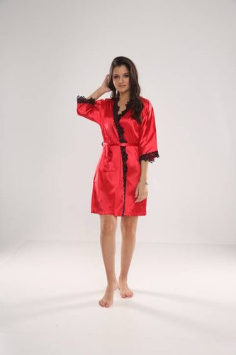 929 Kleoree Női fürdőköpeny De Lafense - piros