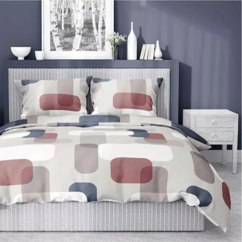 5487 B Detexpol Satin Stories szürke ágynemű| 100% pamut, szaténszövés, cipzár, ajándékcsomagolás