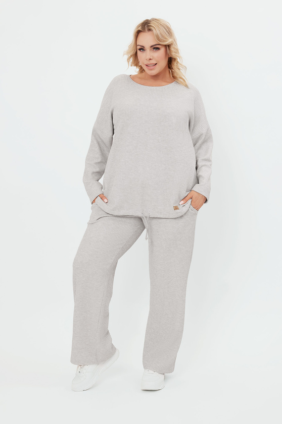 Avira Női szett Olasz divat - világos melange