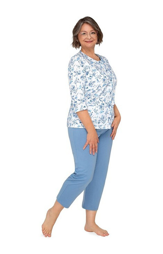 201 Maria II Martel női pizsama - sötétkék 29