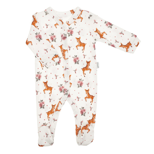 216031 Lala Nicol baba pizsama - pamut, saree és rózsa mintával