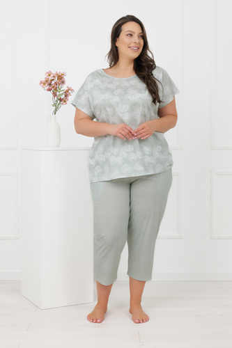 KALINA női pizsama Italian Fashion – 100% pamut, 3/4