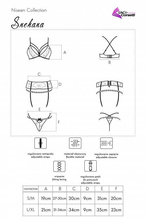 Snehana LC 90443 Női szett LivCo Corsetti Divat