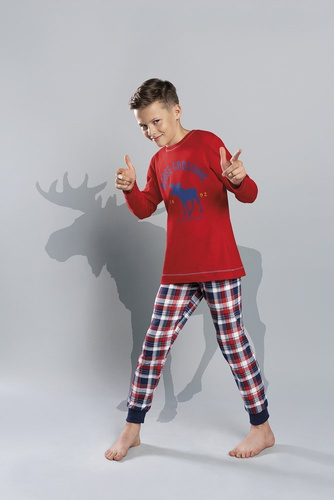 Olandia pamut pizsama lányoknak Olasz divat - piros