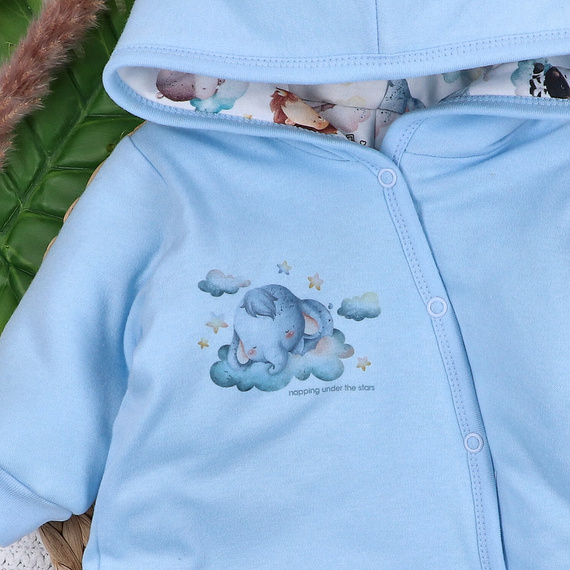 ABN-5617 Little Dreamers Nini organikus pamut bébi overall - meleg, környezetbarát, biztonságos