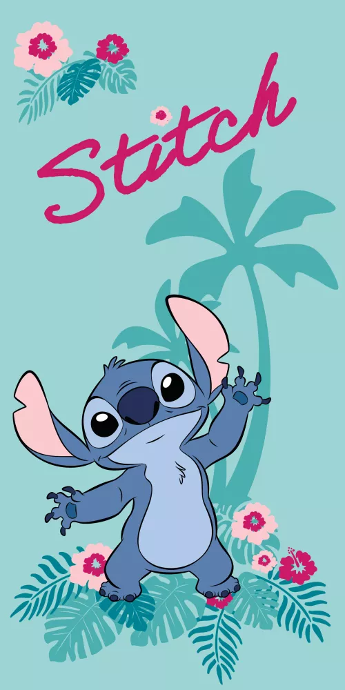 Lilo és Stitch Gyermek pamut strandtörülköző "Hawaii" | Disney | Disney | Strandra és medencére Jerry Fabrics