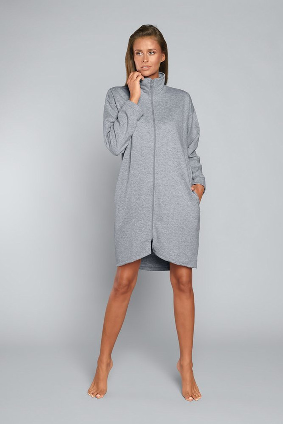 Grafi Női cipzáras fürdőköpeny olasz divat - melange